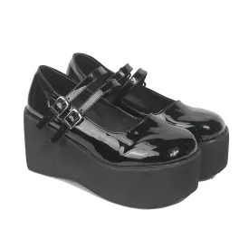 Alternative Fashion Women Shoes / Casual Gothic Footwear Of Platform