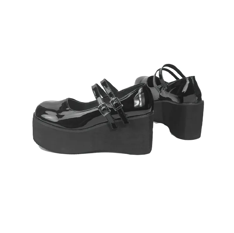 Alternative Fashion Women Shoes / Casual Gothic Footwear Of Platform