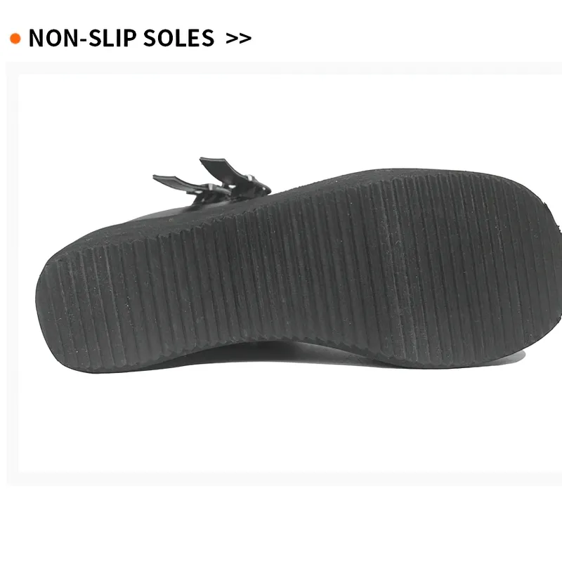 Alternative Fashion Women Shoes / Casual Gothic Footwear Of Platform