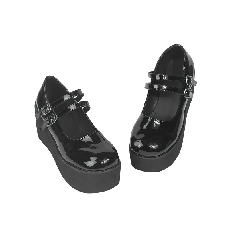 Alternative Fashion Women Shoes / Casual Gothic Footwear Of Platform