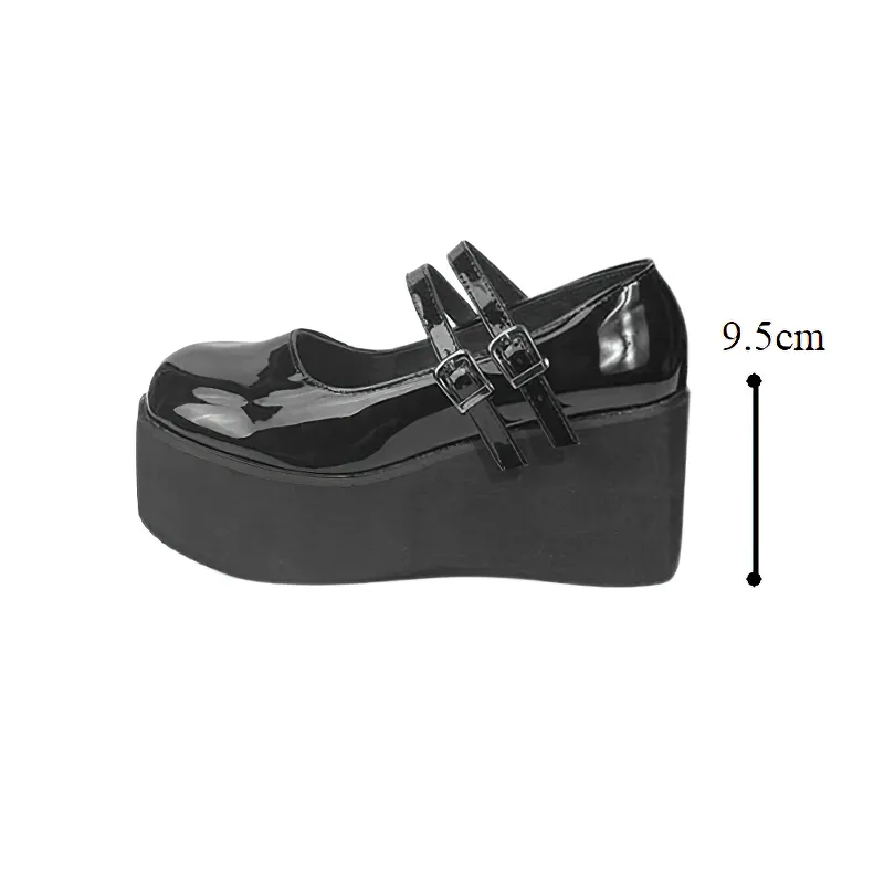 Alternative Fashion Women Shoes / Casual Gothic Footwear Of Platform