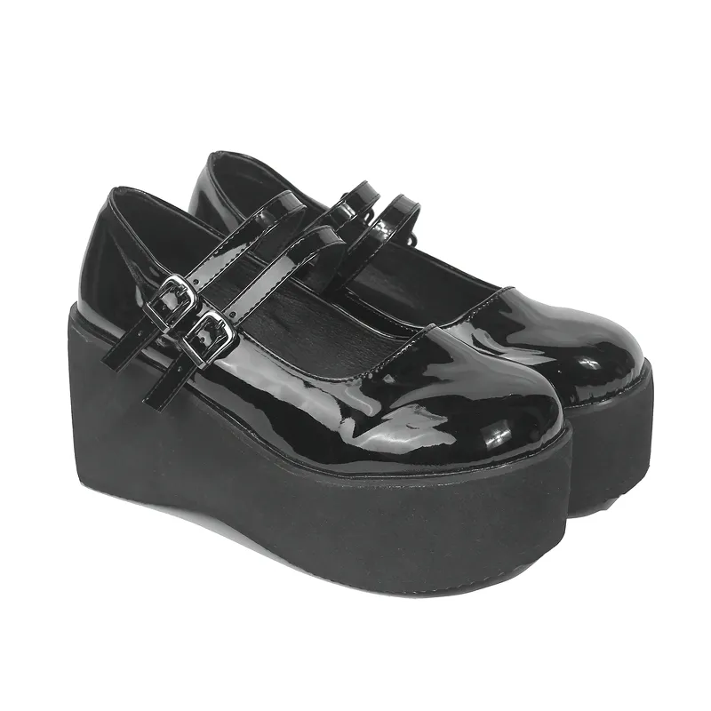 Alternative Fashion Women Shoes / Casual Gothic Footwear Of Platform