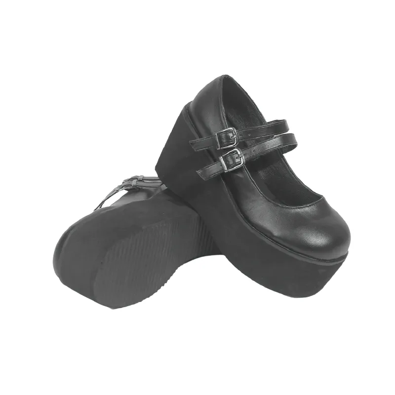 Alternative Fashion Women Shoes / Casual Gothic Footwear Of Platform