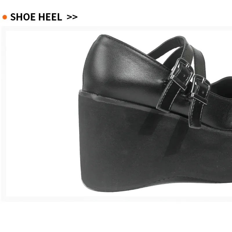 Alternative Fashion Women Shoes / Casual Gothic Footwear Of Platform