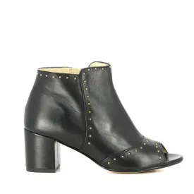 Amalfi Campione Black Peep-Toe Booties