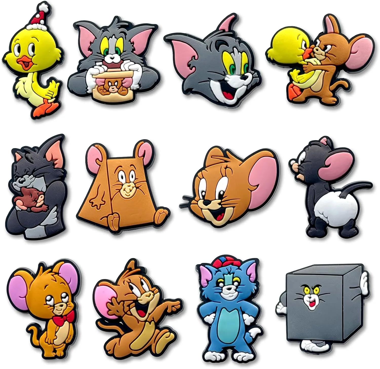 Cartoon Shoe Charms Fits for Clog Sandals Shoes Decoration, Cute Cartoon Accessories Charms for Women Men
