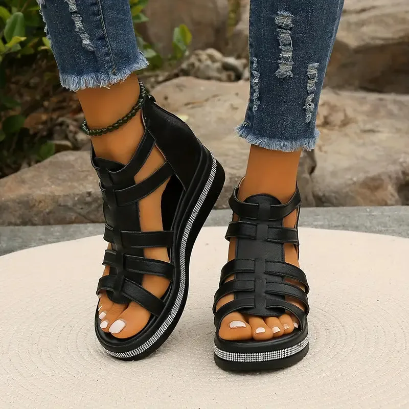 Clara | Stylish Wedge Sandals