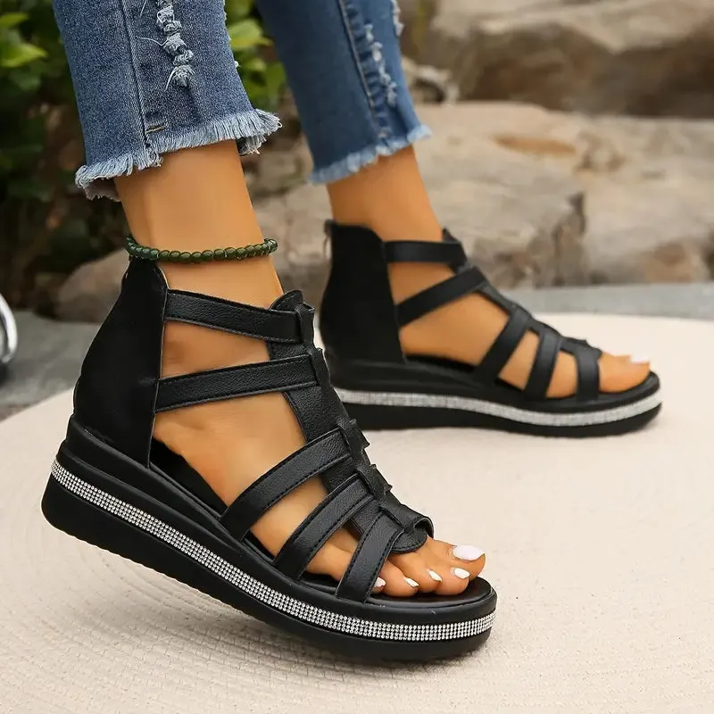 Clara | Stylish Wedge Sandals