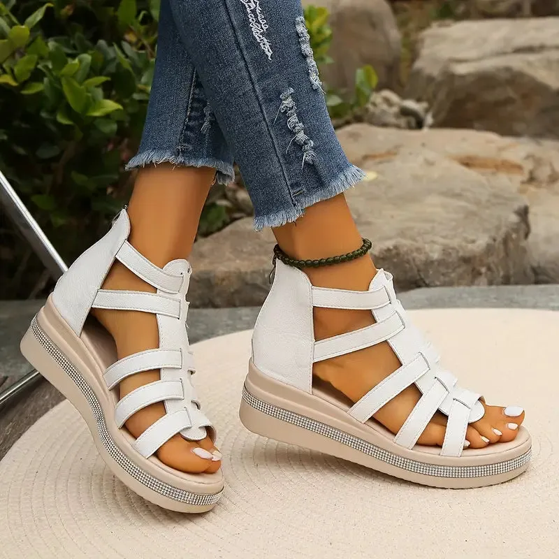 Clara | Stylish Wedge Sandals
