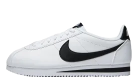 Classic Cortez White/Black Leather Shoe