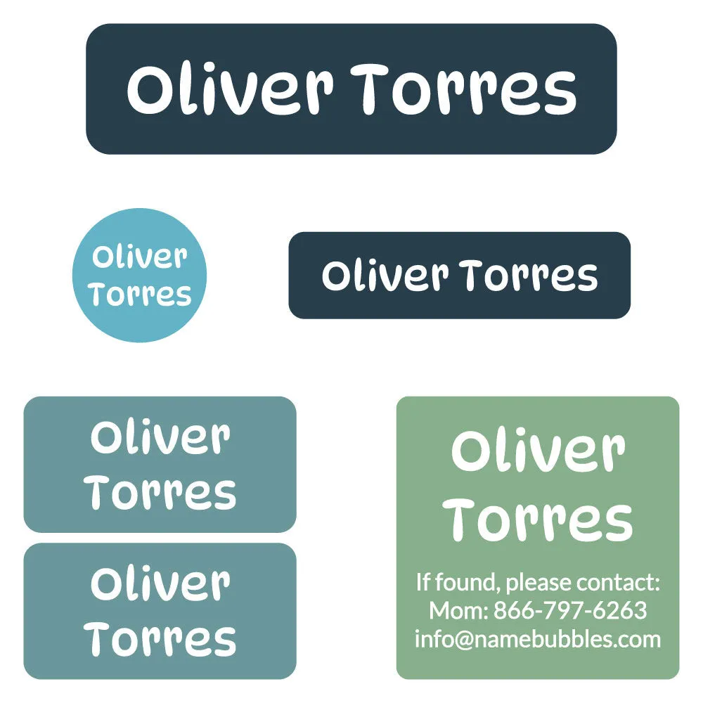 Color Combos Camp Labels Pack
