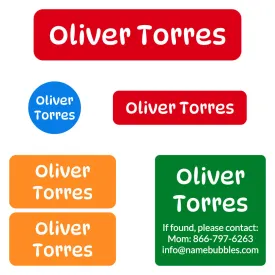 Color Combos Camp Labels Pack