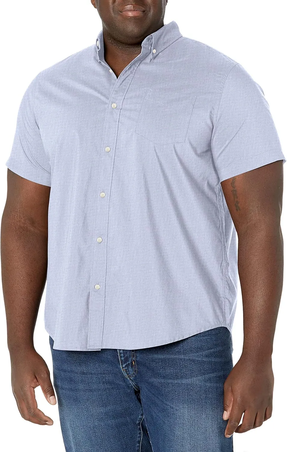 Dockers Men's Classic Fit Short Sleeve Signature Comfort Flex Shirt (Standard and Big & Tall)