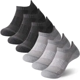 FOOTPLUS Copper Compression Socks,Unisex Cushioned Sole Arch Support Athletic Ankle/Crew Running Hiking Socks