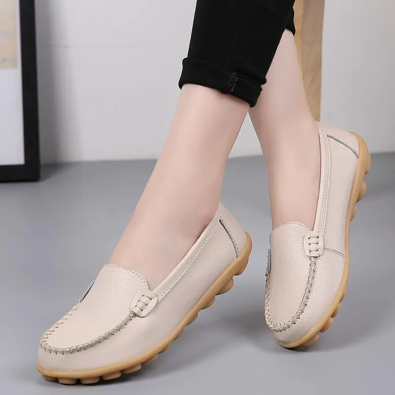 FUDYNMALC White Boat Shoes Womens