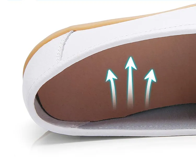 FUDYNMALC White Boat Shoes Womens