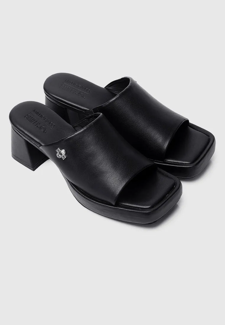 Happiness Platform Mules (Black)