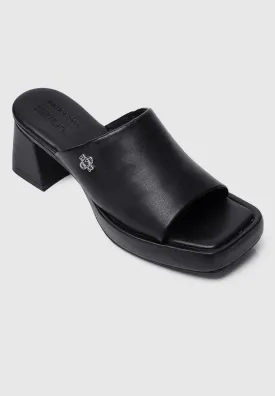 Happiness Platform Mules (Black)