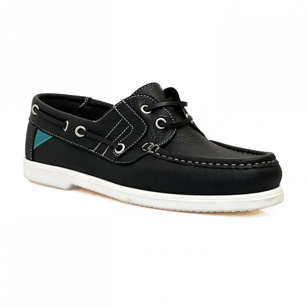 Lauren Thomas Womens Boat Shoe 82249 Black
