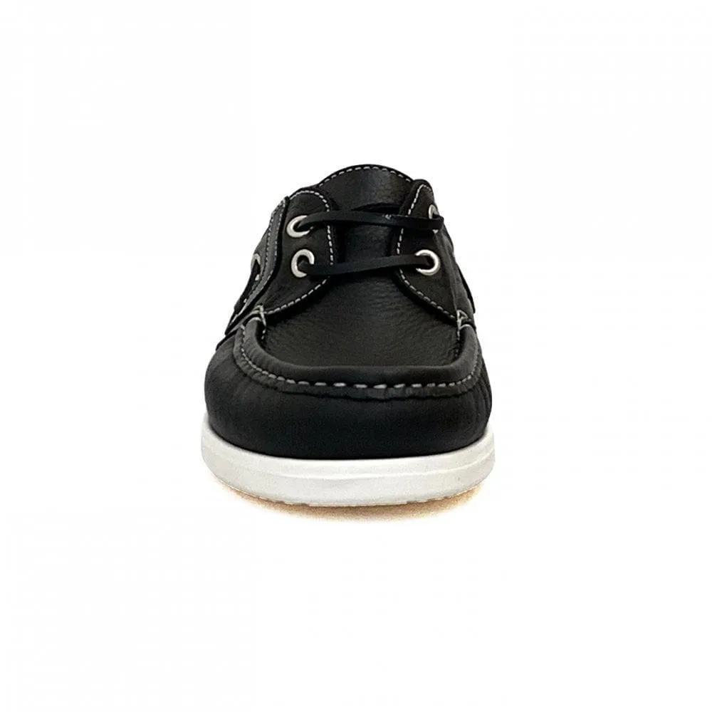 Lauren Thomas Womens Boat Shoe 82249 Black