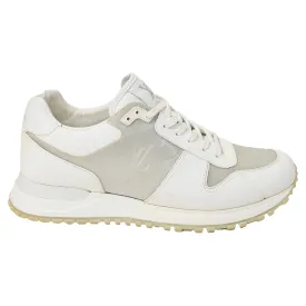 Louis Vuitton Iridescent Monogram Run Away Sneakers in White Leather