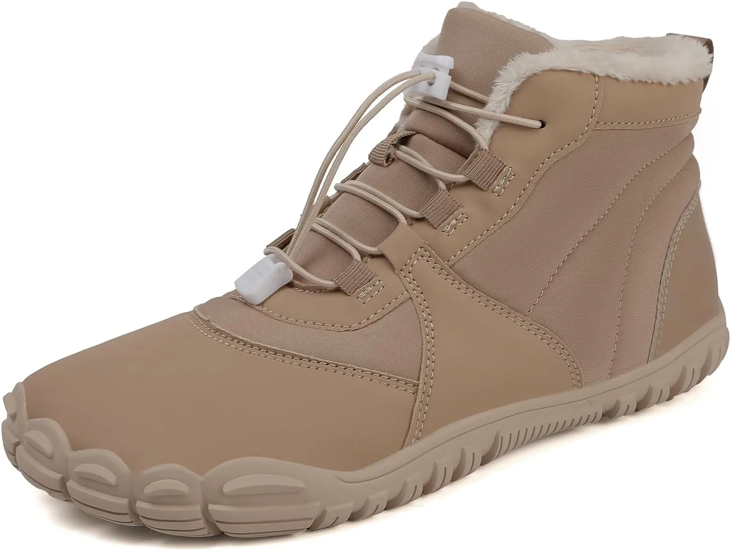 Mens Womens Hike Barefoot Minimalist Shoes Winter Footwear Zero Drop Sole Wide Toe Box Waterproof Hiking Boots Women Warm and comfortable