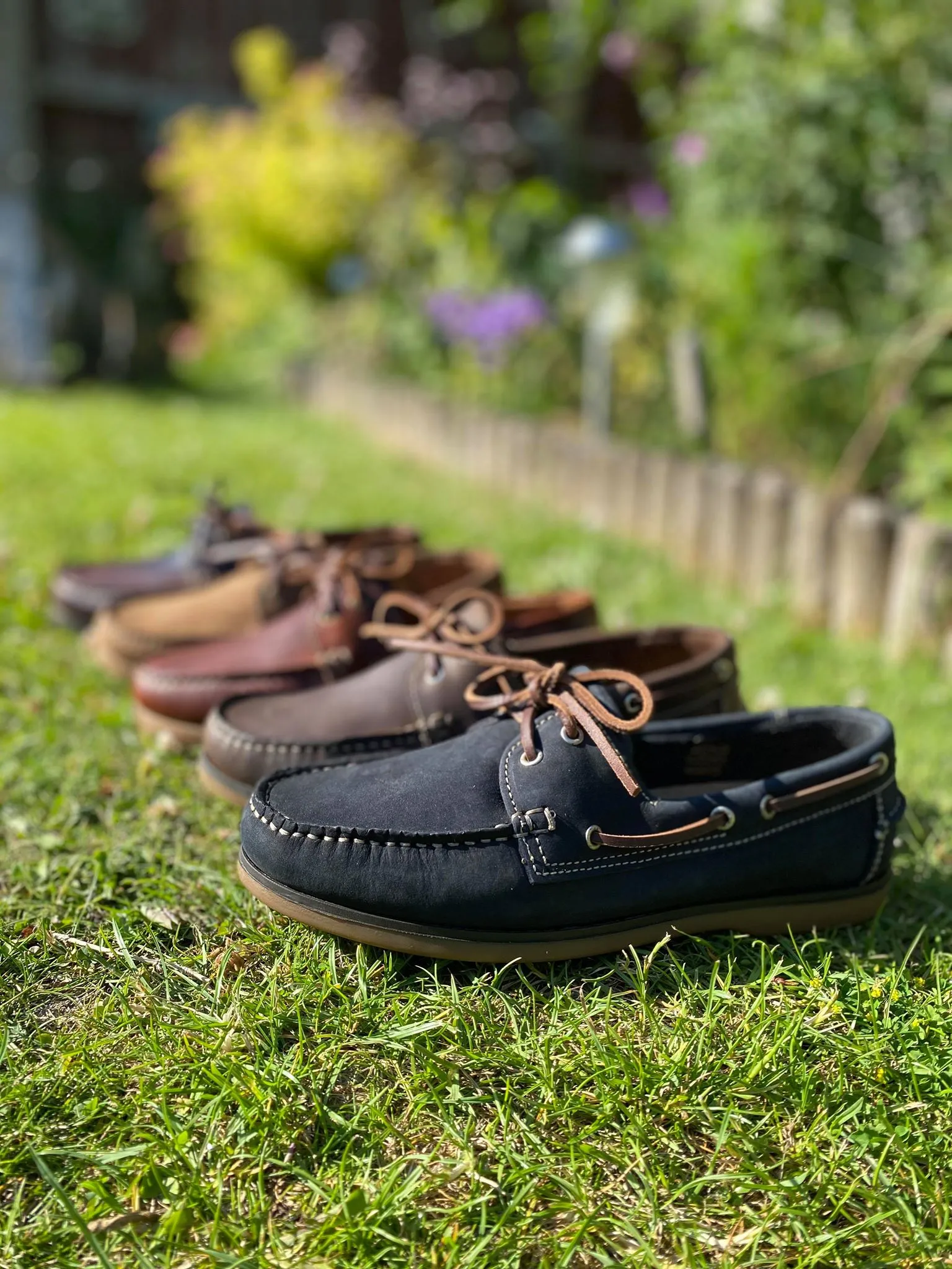 Navy Nubuck Deck