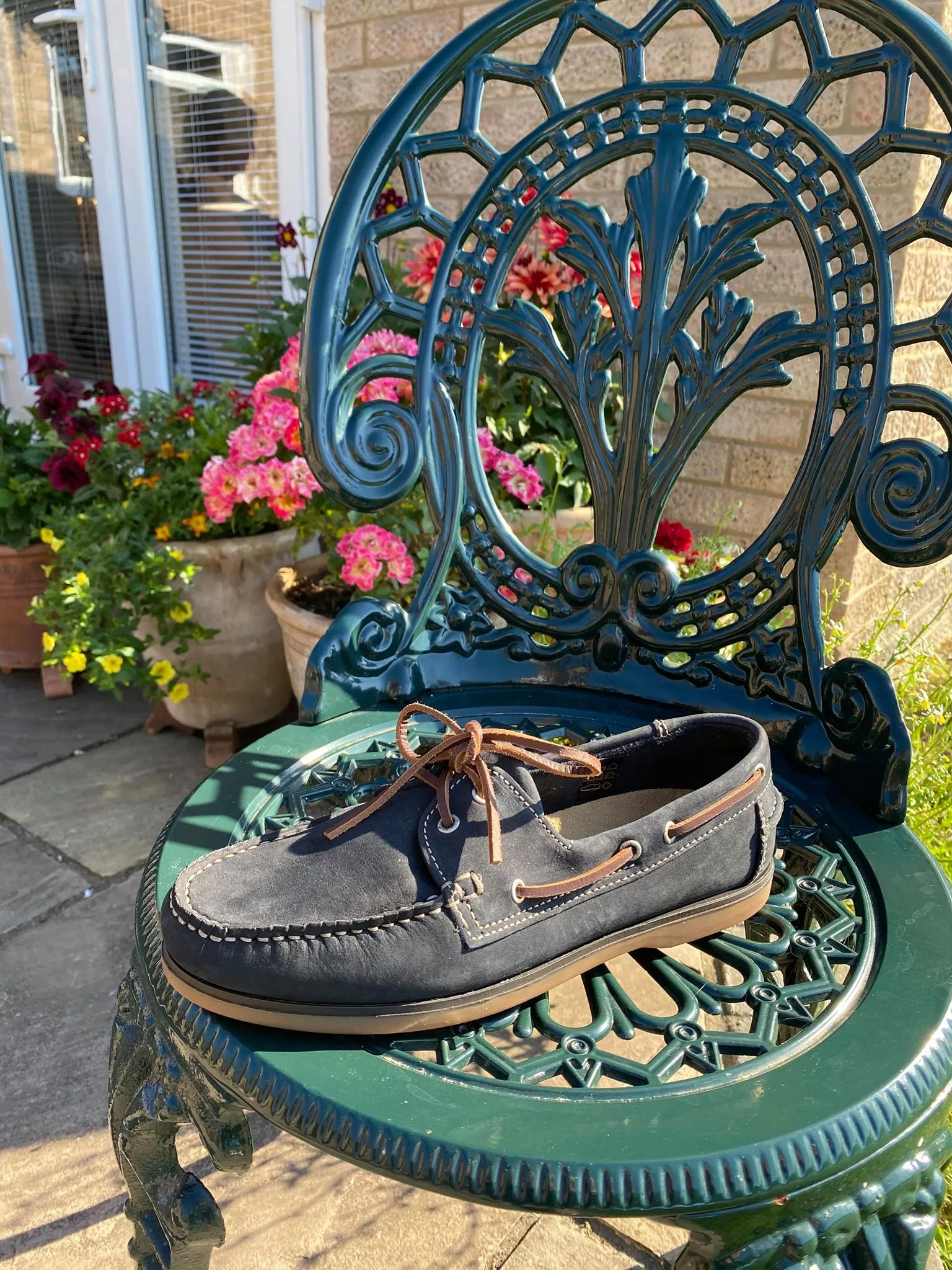 Navy Nubuck Deck