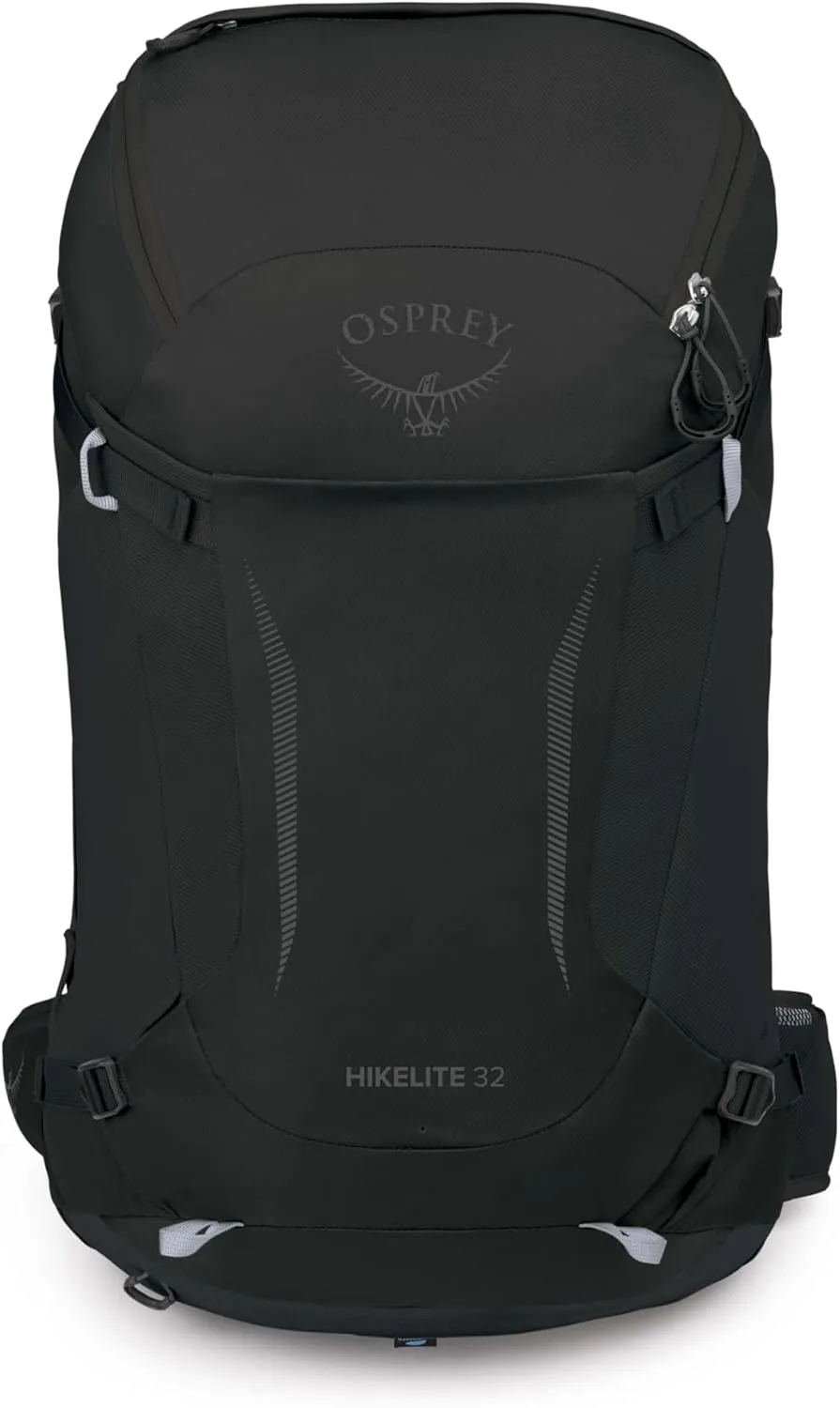Osprey Hikelite 32L Unisex Hiking Backpack, Black, Medium/Large