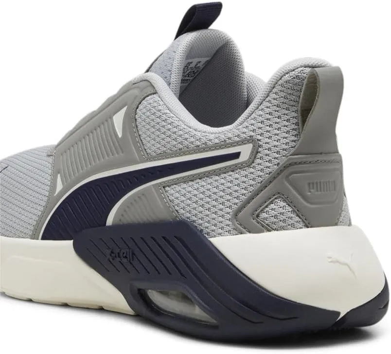 PUMA Men's X-Cell Nova Cross Training Shoes, Black-Electric Lime-Cool Mid Gray, 11.5