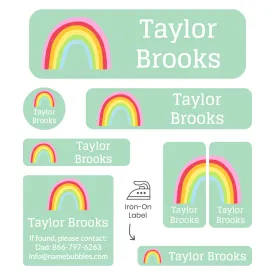 Rainbows Sleepaway Camp Labels Pack