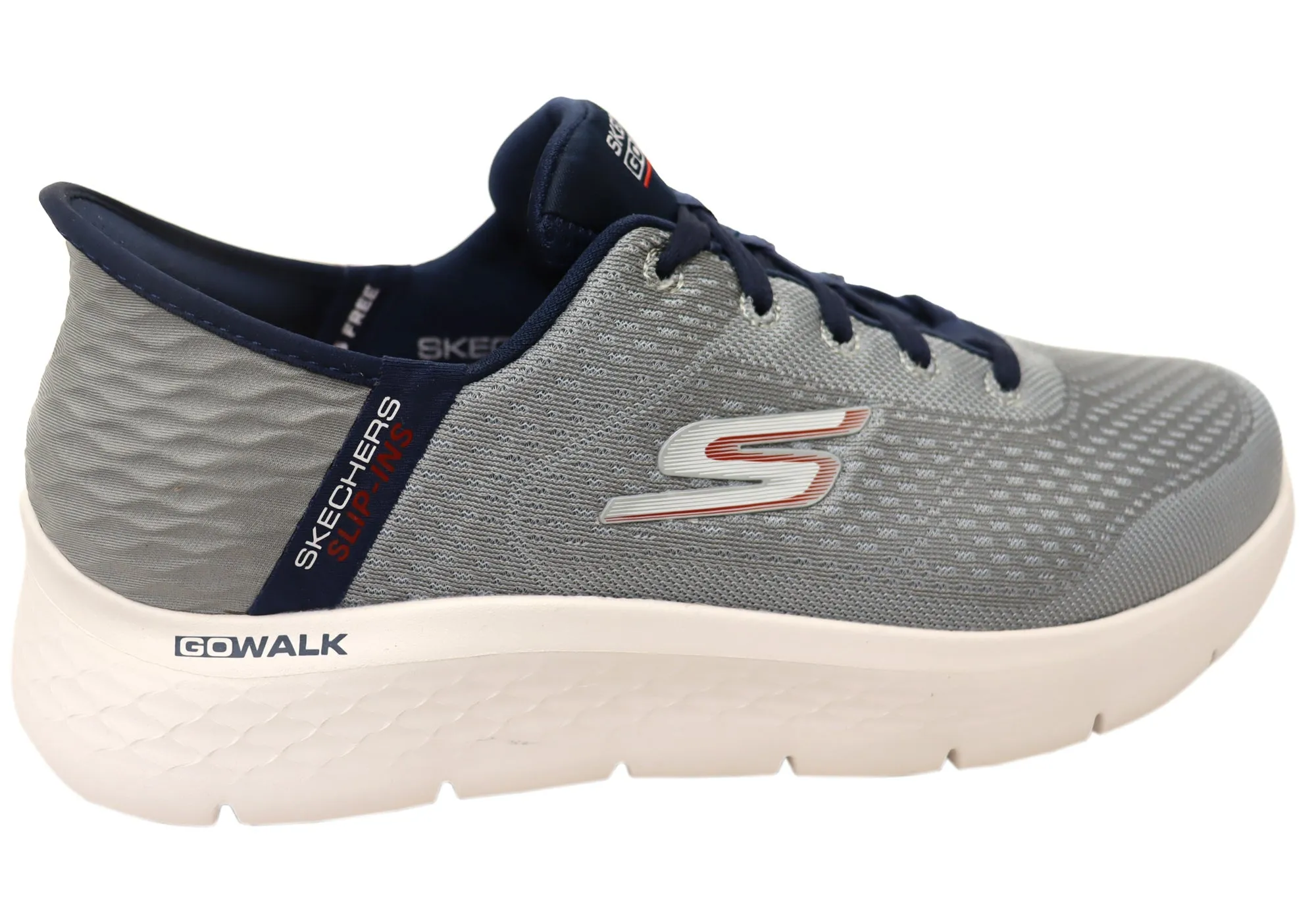 Skechers Mens Slip Ins GOwalk Flex New World Extra Wide Fit Shoes