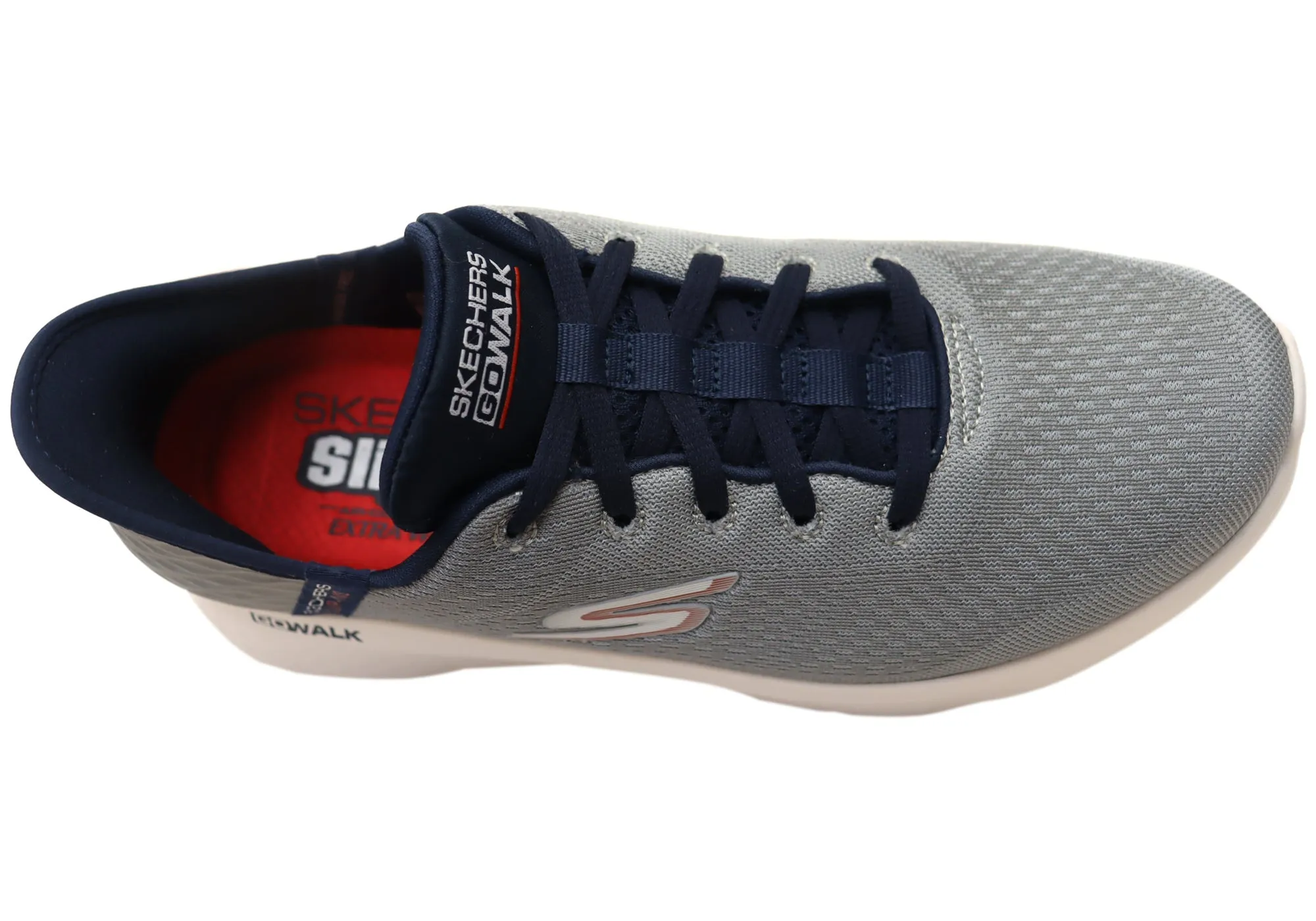 Skechers Mens Slip Ins GOwalk Flex New World Extra Wide Fit Shoes