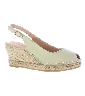 Slingback Wedge Espadrilles Tan
