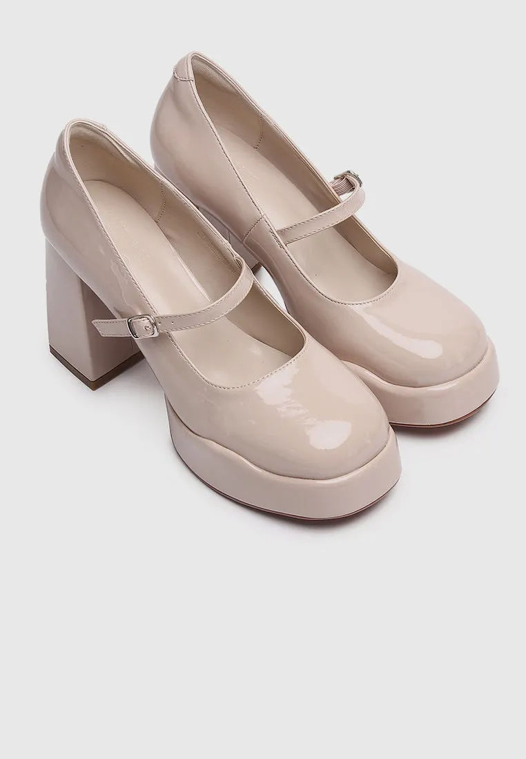 Smile Therapy Platform Mary Janes (Nude)