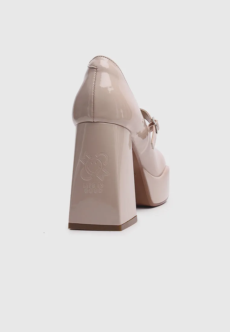Smile Therapy Platform Mary Janes (Nude)