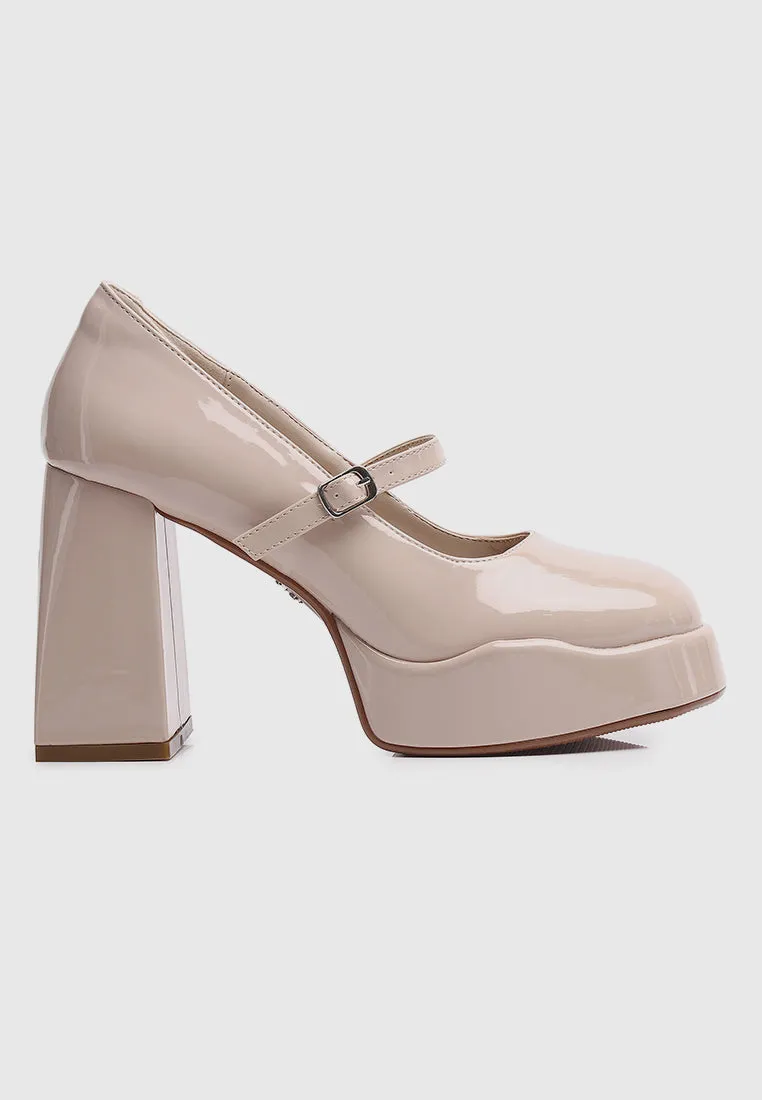 Smile Therapy Platform Mary Janes (Nude)