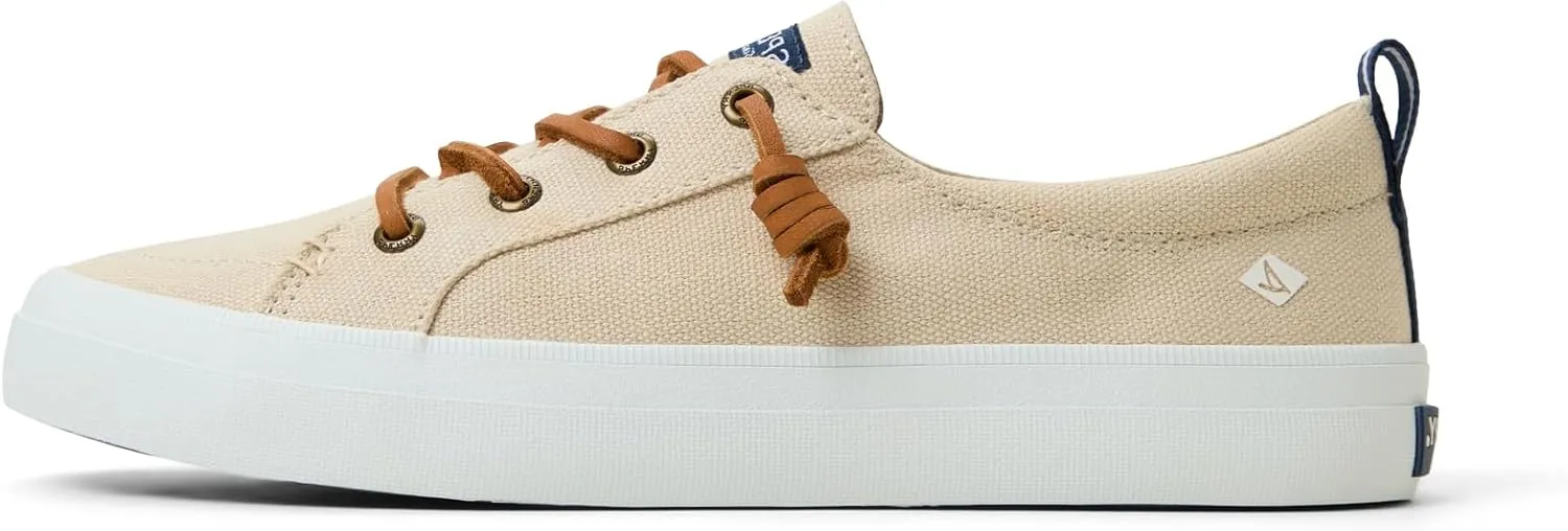Sperry Women's Crest Vibe Sneaker, Brown, 8.5