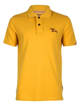 Tokyo Laundry Ezequiel yellow Polo Shirt