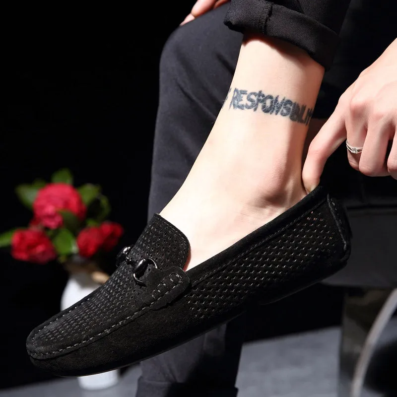 TOURSH Black Boat Shoes
