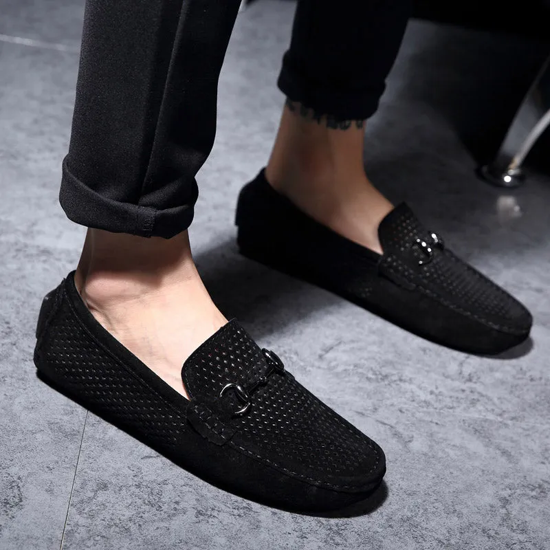 TOURSH Black Boat Shoes