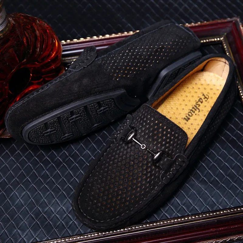 TOURSH Black Boat Shoes