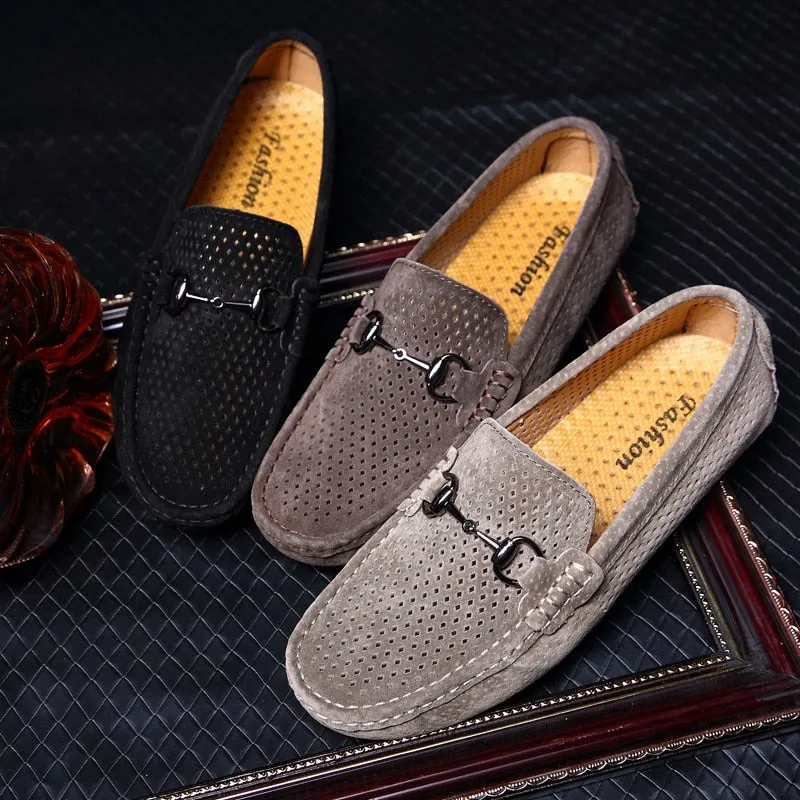 TOURSH Black Boat Shoes