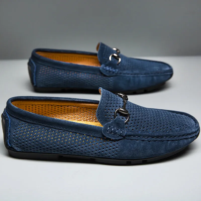 TOURSH Black Boat Shoes