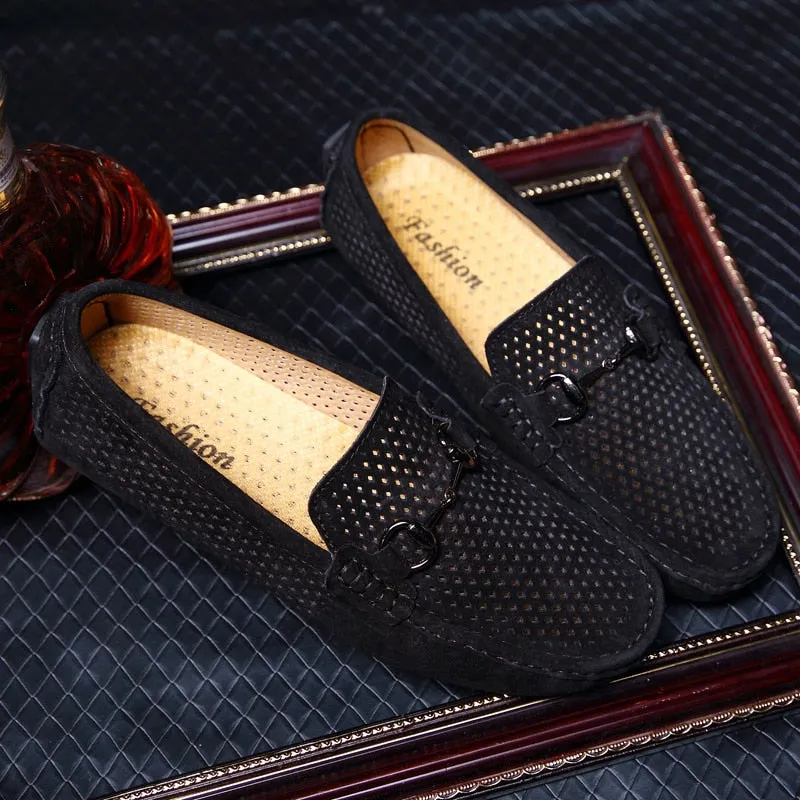 TOURSH Black Boat Shoes