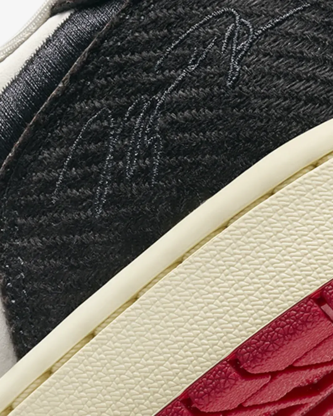 Trophy Room x Air Jordan 1 Low OG ‘Sail And Varsity Red‘ Sneakers