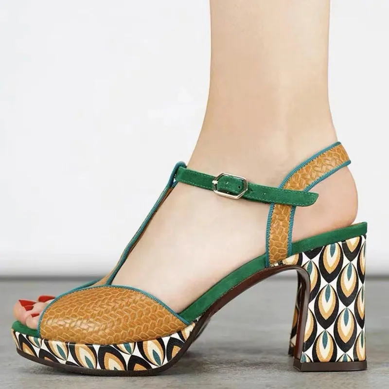 USS Shoes Roxana Women's Luxury Platform Sandals