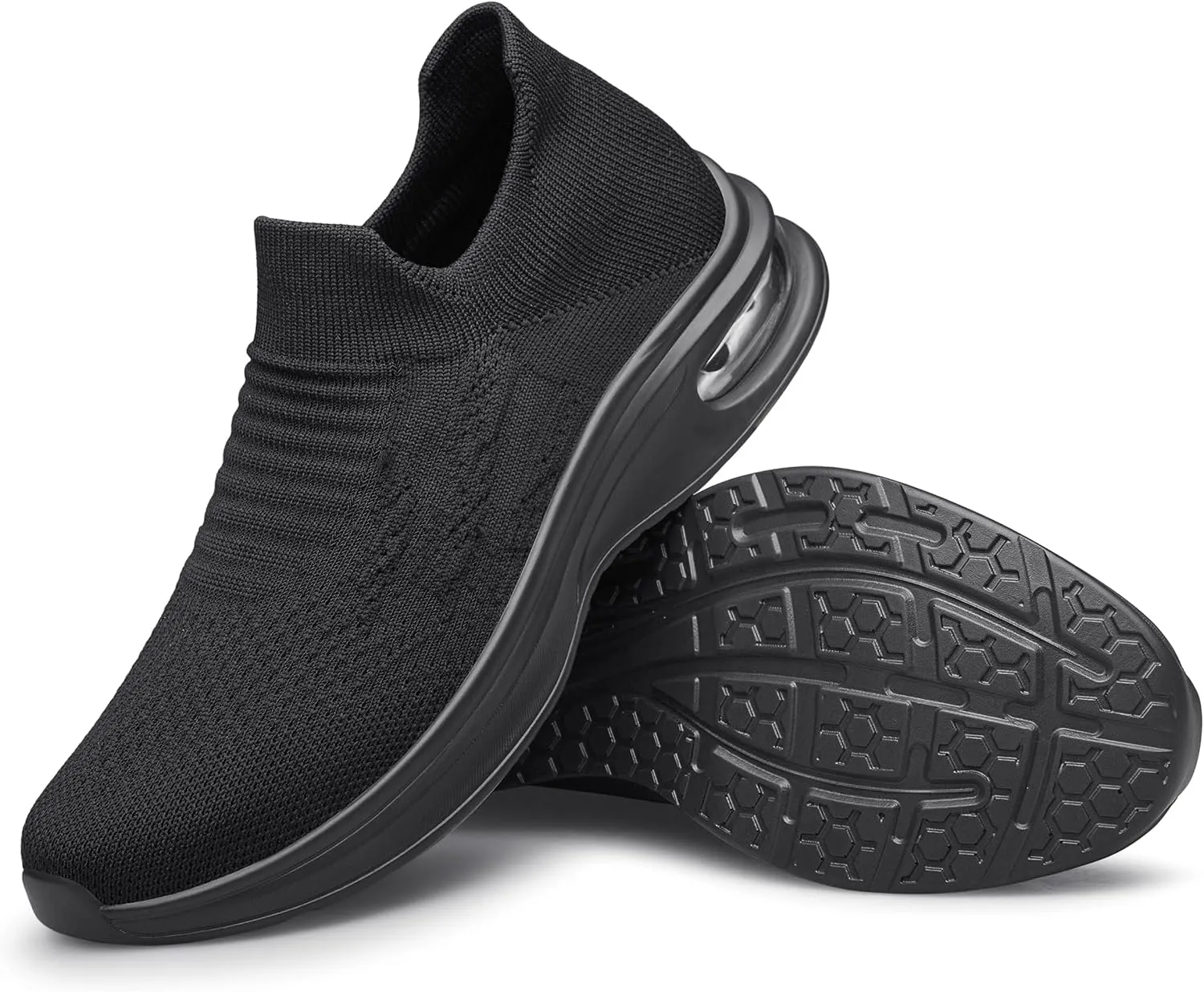 Vidbiv Slip on Shoes for Men, Casual Walking Lightweight Loafers, Breathable Mens Shoes, Comfortable Hands Free Slip-on Shoes for Work, Traveling