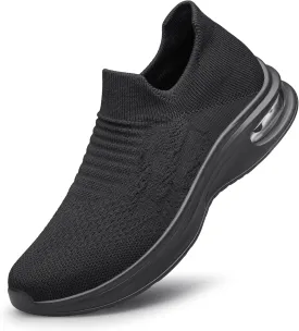 Vidbiv Slip on Shoes for Men, Casual Walking Lightweight Loafers, Breathable Mens Shoes, Comfortable Hands Free Slip-on Shoes for Work, Traveling