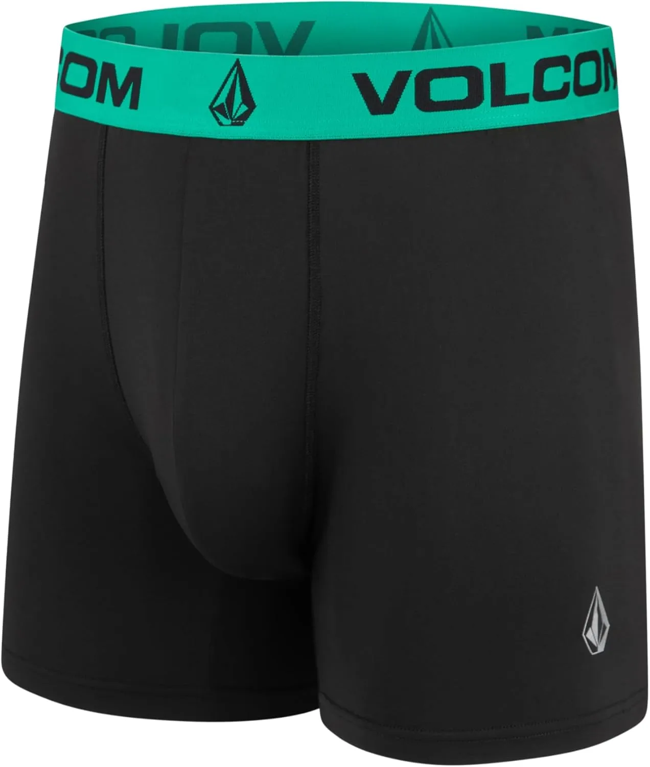Volcom Mens Boxer Briefs 5 Pack Poly Spandex Performance Boxer Briefs Underwear
